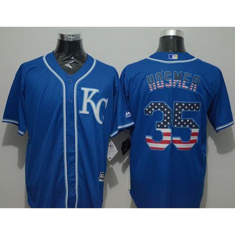 686379bd7e674_1 Royals #35 Eric Hosmer Blue USA Flag Fashion Stitched MLB Jersey
