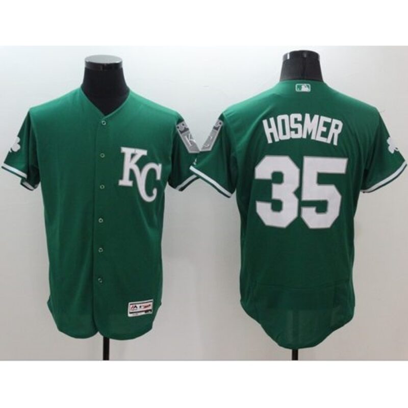 686379ccdd830_1 Royals #35 Eric Hosmer Green Celtic Flexbase Authentic Collection Stitched MLB Jersey