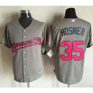 686379e2b36e1_1 Royals #35 Eric Hosmer Grey New Cool Base 2016 Mother's Day Stitched MLB Jersey