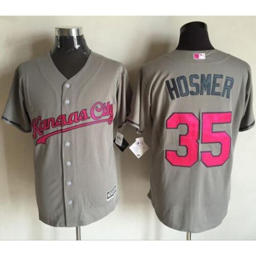 686379e2b36e1_1 Royals #35 Eric Hosmer Grey New Cool Base 2016 Mother's Day Stitched MLB Jersey