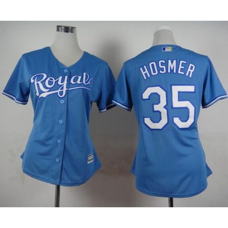 68637a02670d1_1 Royals #35 Eric Hosmer Light Blue Alternate 1 Women's Stitched MLB Jersey