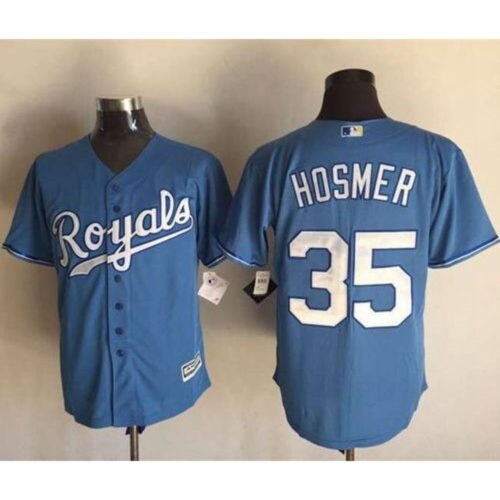 68637a0f2cb84_1 Royals #35 Eric Hosmer Light Blue New Cool Base Alternate 1 Stitched MLB Jersey