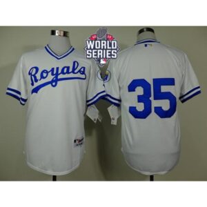 68637a1f91742_1 Royals #35 Eric Hosmer White 1974 Turn Back The Clock W/2015 World Series Patch Stitched MLB Jersey