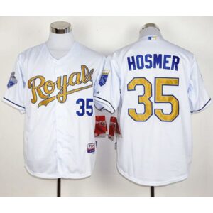 68637a2b703bc_1 Royals #35 Eric Hosmer White 2015 World Series Champions Gold Program Stitched MLB Jersey