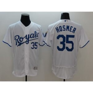 68637a43a7b0f_1 Royals #35 Eric Hosmer White Flexbase Authentic Collection Stitched MLB Jersey