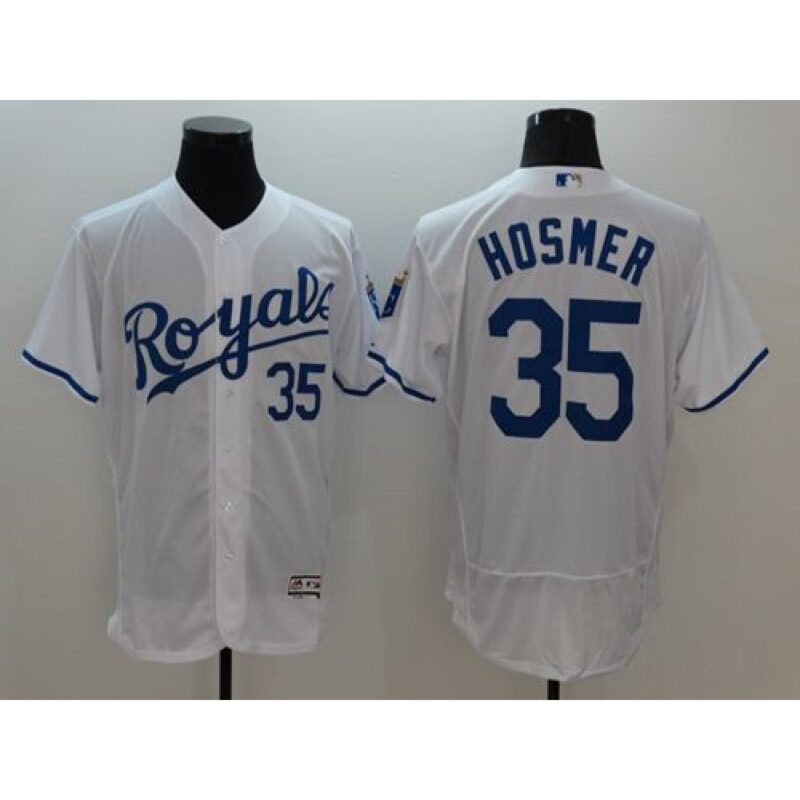 68637a43a7b0f_1 Royals #35 Eric Hosmer White Flexbase Authentic Collection Stitched MLB Jersey