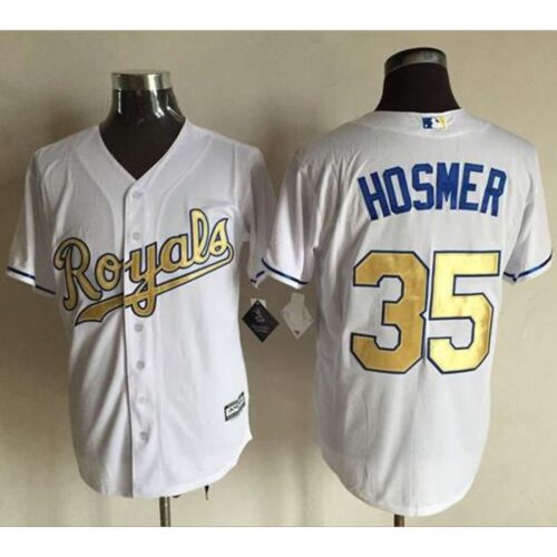 68637a4cd3149_1 Royals #35 Eric Hosmer White New Cool Base 2015 World Series Champions Gold Program Stitched MLB Jersey
