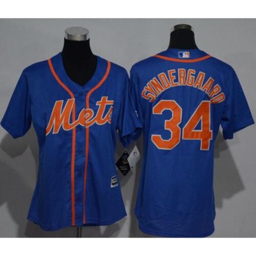 68637a9c52bc8_1 Mets #34 Noah Syndergaard Blue Alternate Women's Stitched MLB Jersey