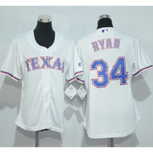 68637b167b6d1_1 Rangers #34 Nolan Ryan White Women's Home Stitched MLB Jersey