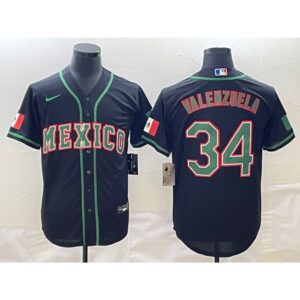 68637b7fdb060_1 Men's Mexico Baseball #34 Fernando Valenzuela 2023 Black World Baseball Classic Stitched Jersey