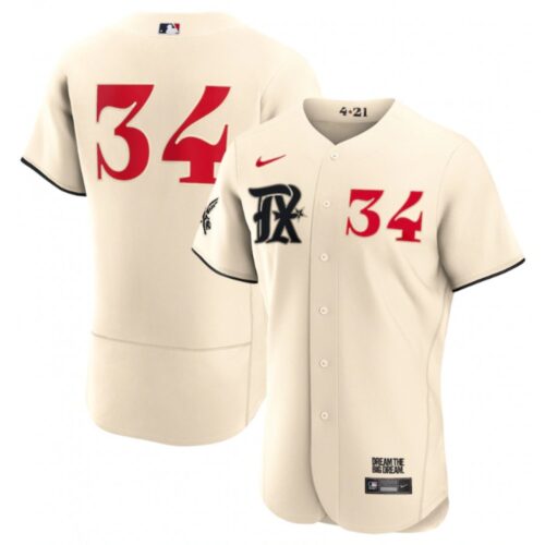 68637b9ea9dc3_1 Men's Texas Rangers #34 Nolan Ryan Cream 2023 City Connect Flex Base Stitched Baseball Jersey