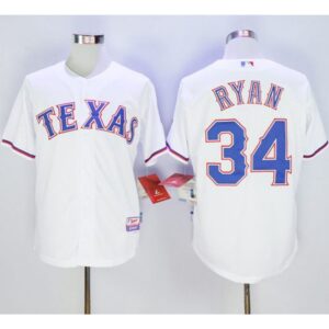 68637bce5816a_1 Rangers #34 Nolan Ryan White Cool Base Stitched MLB Jersey