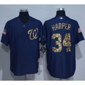 68637bec80b01_1 Nationals #34 Bryce Harper Denim Blue Salute to Service Stitched MLB Jersey