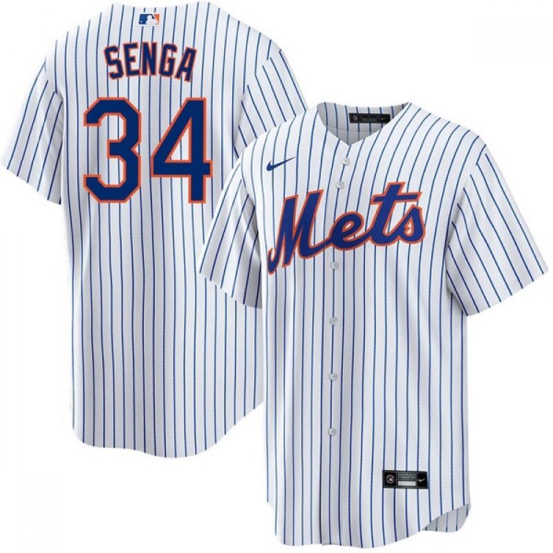 68637c358a5bb_1 Men's New York Mets #34 Kodai Senga White Cool Base Stitched Jersey