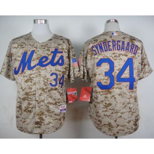 68637c5e5fe0c_1 Mets #34 Noah Syndergaard Camo Alternate Cool Base Stitched MLB Jersey