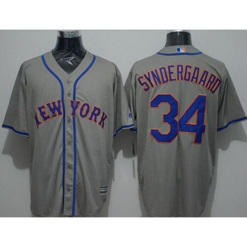 68637c6b9bdb5_1 Mets #34 Noah Syndergaard Grey New Cool Base Stitched MLB Jersey