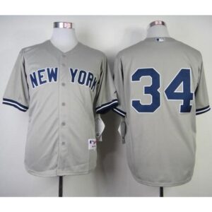 68637cfe6e342_1 Yankees #34 Brian McCann Grey Stitched MLB Jersey