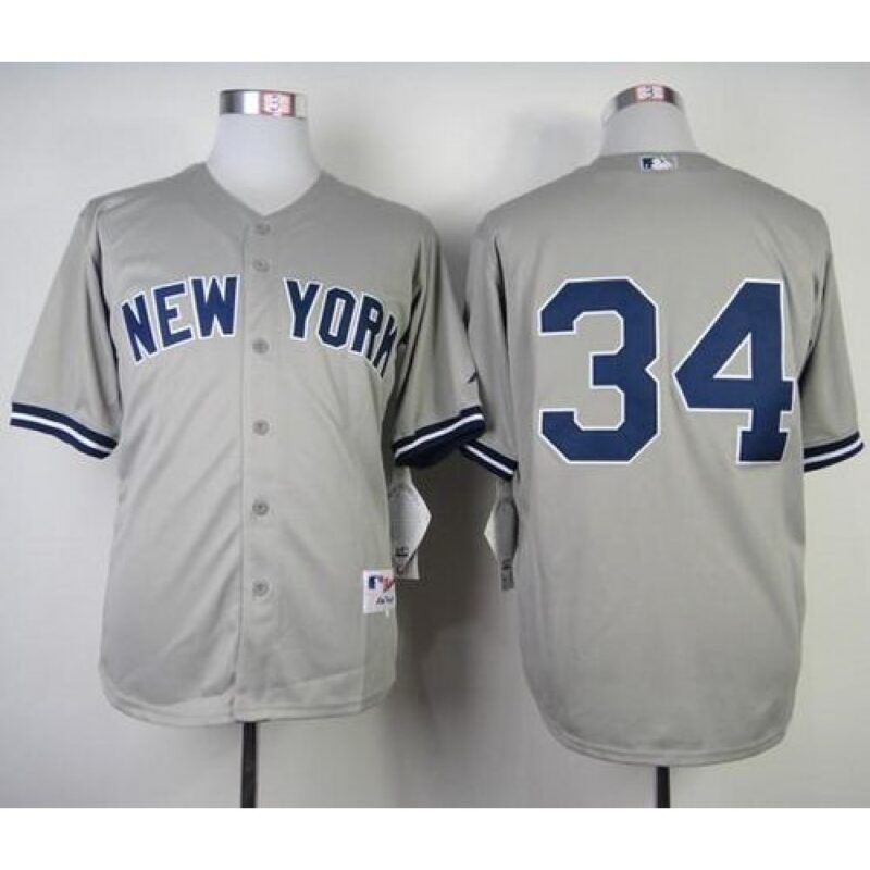 68637cfe6e342_1 Yankees #34 Brian McCann Grey Stitched MLB Jersey