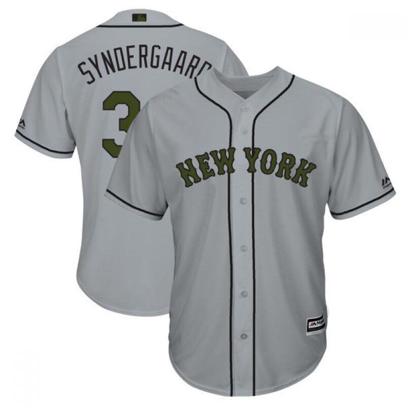 68637d0f00019_1 Men's New York Mets #34 Noah Syndergaard Gray 2018 Memorial Day Cool Base Stitched MLB Jersey