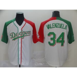 68637d6f3e5e3_1 Men's Los Angeles Dodgers #34 Fernando Valenzuela Mexican Heritage Culture Night MLB Jersey