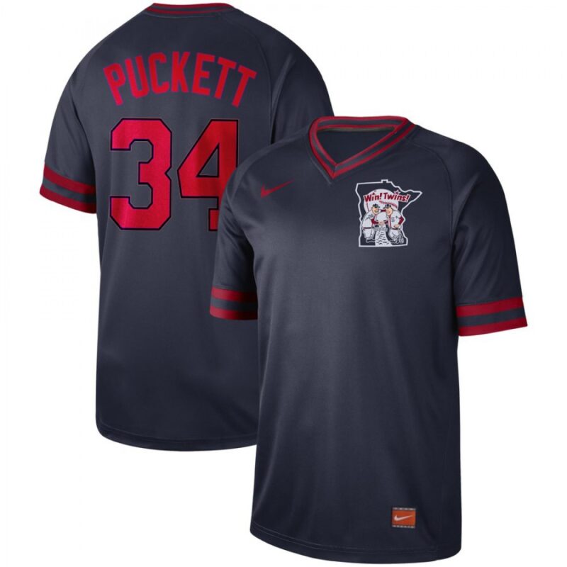 68637db37e6c1_1 Men's Minnesota Twins #34 Kirby Puckett Navy Cooperstown Collection Legend Stitched MLB Jersey