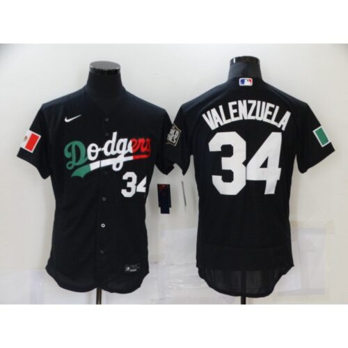68637ea442fd4_1 Men's Los Angeles Dodgers #34 Toro Valenzuela Black World Series Stitched Jersey