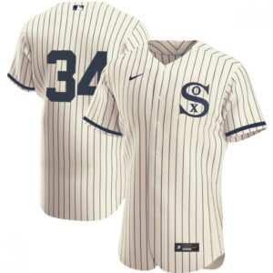 68637f803cac3_1 Men's Chicago White Sox #34 Michael Kopech 2021 Cream/Navy Field of Dreams Flex Base Stitched Jersey