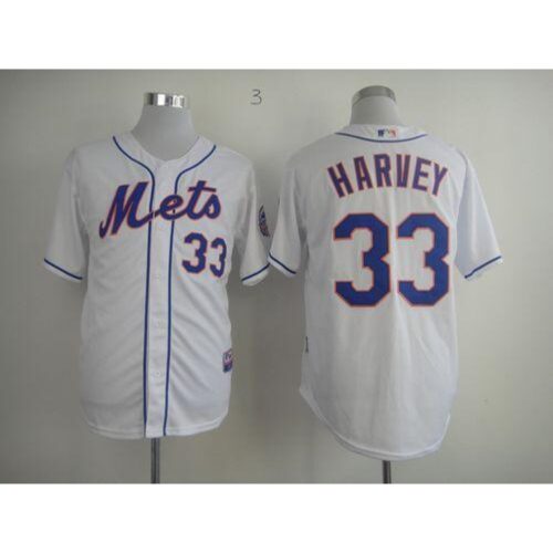 68637fea57f4c_1 Mets #33 Matt Harvey White Cool Base Stitched MLB Jersey