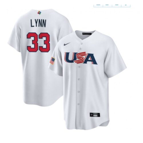 686380240bb13_1 Men's USA Baseball #33 Lance Lynn 2023 White World Baseball Classic Stitched Jersey