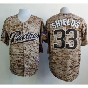 68638051138e9_1 Padres #33 James Shields Camo Alternate 2 Cool Base Stitched MLB Jersey