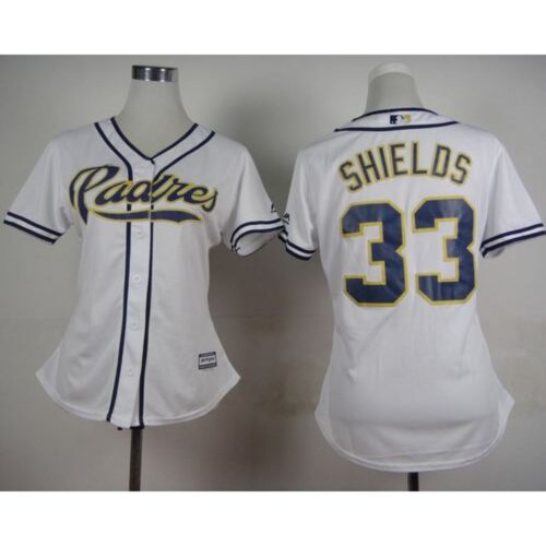 6863805ae7759_1 Padres #33 James Shields White Home Women's Stitched MLB Jersey