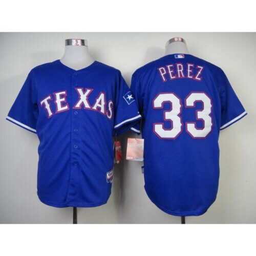 6863805d81029_1 Rangers #33 Martin Perez Blue Cool Base Stitched MLB MLB Jersey