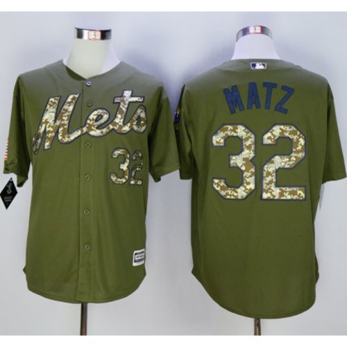 686380ad5953f_1 Mets #32 Steven Matz Green Camo New Cool Base Stitched MLB Jersey
