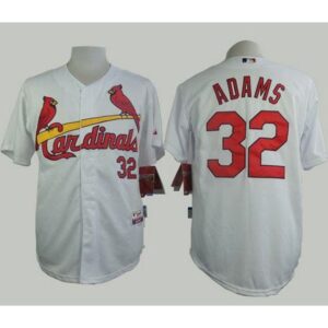 686380ff5ca09_1 Cardinals #32 Matt Adams White Cool Base Stitched MLB Jersey
