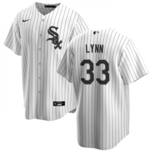 68638128dc494_1 Men's Chicago White Sox #33 Lance Lynn White Cool Base Stitched Jersey