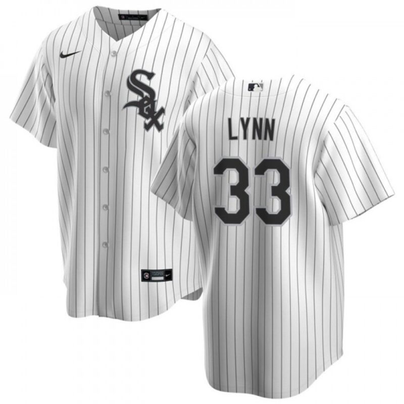 68638128dc494_1 Men's Chicago White Sox #33 Lance Lynn White Cool Base Stitched Jersey