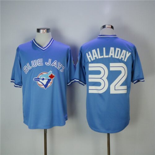 6863816ca1c65_1 Men's Toronto Blue Jays #32 Roy Halladay Light Blue Throwback Stitched MLB Jersey