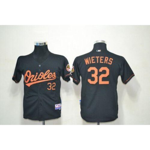 6863819adff51_1 Orioles #32 Matt Wieters Black Cool Base Stitched Youth MLB Jersey