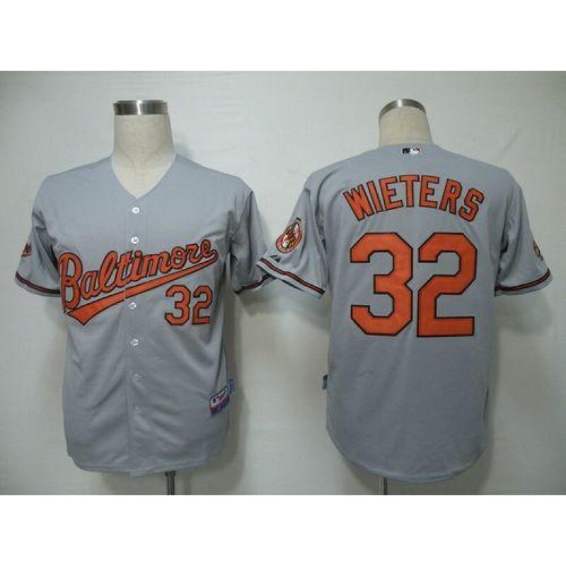 686381a37206c_1 Orioles #32 Matt Wieters Grey Cool Base Stitched Youth MLB Jersey