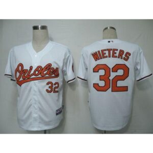 686381a94a49b_1 Orioles #32 Matt Wieters White Cool Base Stitched Youth MLB Jersey