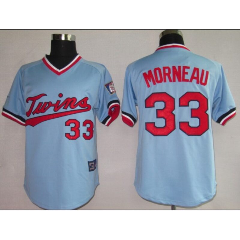 686381d036ecc_1 Twins #33 Justin Morneau Light Blue Cooperstown Throwback Stitched MLB Jersey