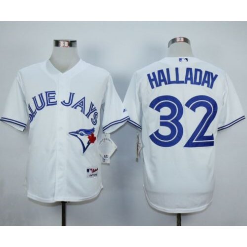 68638242314f6_1 Blue Jays #32 Roy Halladay White Cool Base Stitched MLB Jersey