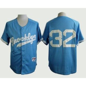 68638277eaaf5_1 Dodgers #32 Sandy Koufax Light Blue Cooperstown Stitched MLB Jersey