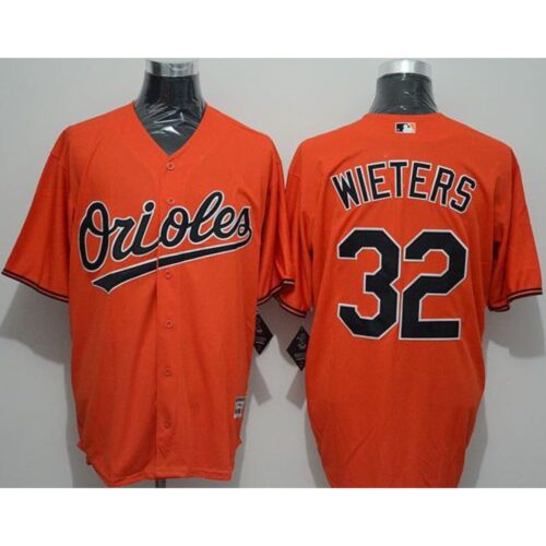 686382a7a68f0_1 Orioles #32 Matt Wieters Orange New Cool Base Stitched MLB Jersey