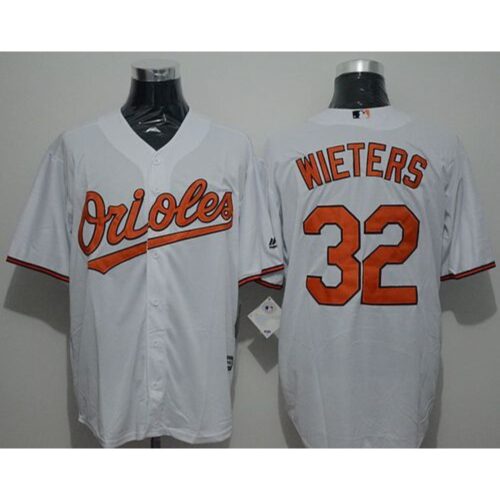 686382ab5de79_1 Orioles #32 Matt Wieters White New Cool Base Stitched MLB Jersey