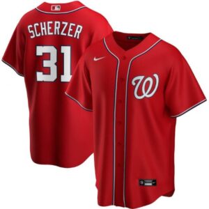 6863833dbf062_1 Men's Washington Nationals #31 Max Scherzer Red Cool Base Stitched Jersey