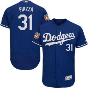 686383970aef1_1 Dodgers #31 Mike Piazza Blue Flexbase Authentic Collection Stitched MLB Jersey