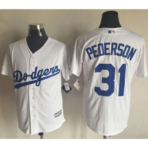 686383b110671_1 Dodgers #31 Joc Pederson White New Cool Base Stitched MLB Jersey