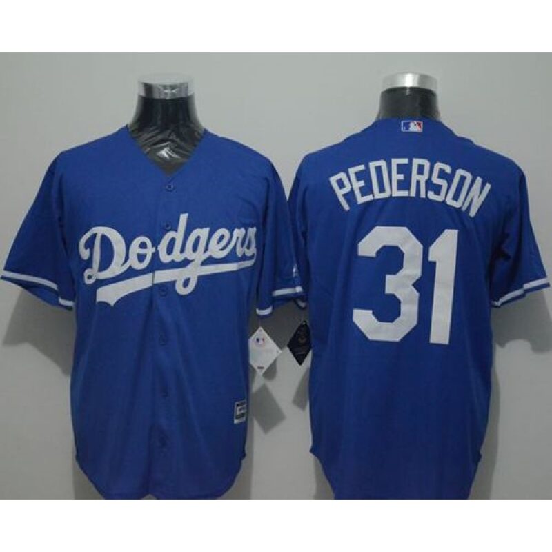 68638472e792b_1 Dodgers #31 Joc Pederson Blue New Cool Base Stitched MLB Jersey