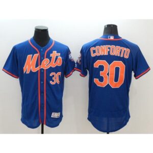 686384deabd95_1 Mets #30 Michael Conforto Blue Flexbase Authentic Collection Stitched MLB Jersey